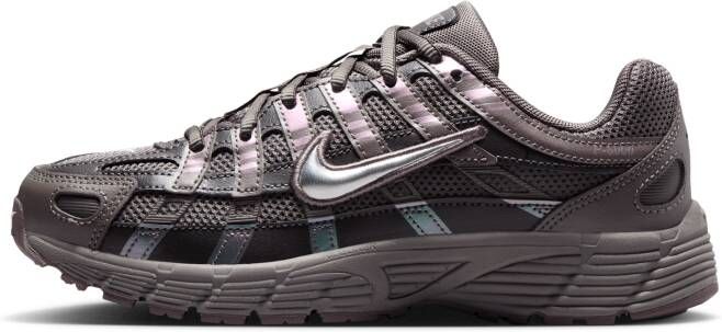 Nike P-6000 Unisex Schoenen Grijs Maat: 33.5 Mesh Synthetisch Foot Locker