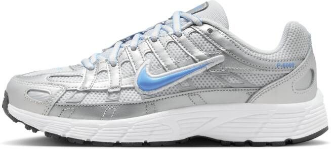 Nike P-6000 Unisex Schoenen Grijs Maat: 35.5 Mesh Synthetisch Foot Locker