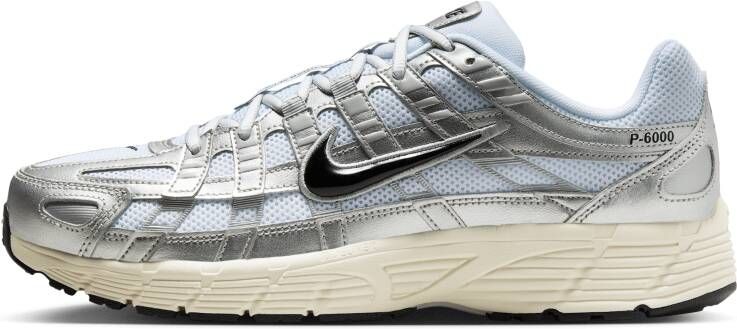 Nike P-6000 Heren Schoenen Wit Maat: 42.5 Mesh Synthetisch Foot Locker