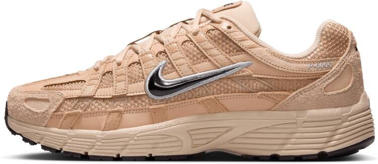 Nike P-6000 Heren Schoenen Bruin Maat: 40.5 Mesh Synthetisch Foot Locker