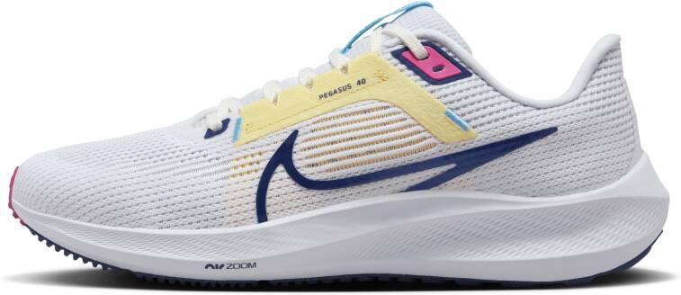 Nike Pegasus 40 Hardloopschoenen voor dames (straat) Wit