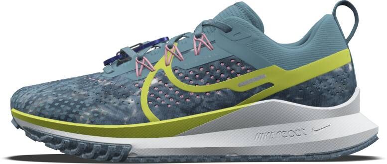 Nike Pegasus Trail 4 By You custom trailrunningschoenen voor dames Blauw