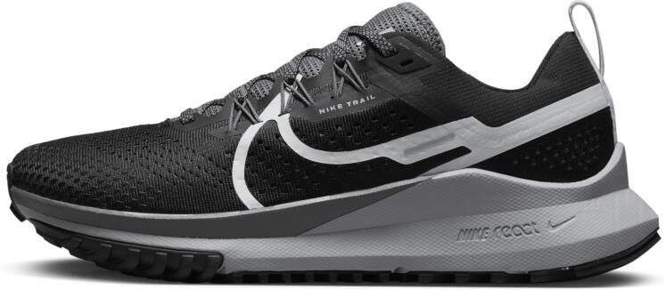 Nike Women's React Pegasus Trail 4 Trailrunningschoenen grijs zwart