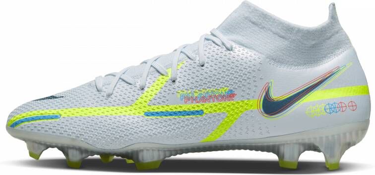 Nike Phantom GT2 Dynamic Fit Elite FG Voetbalschoenen(stevige ondergrond) Grijs - Foto 2