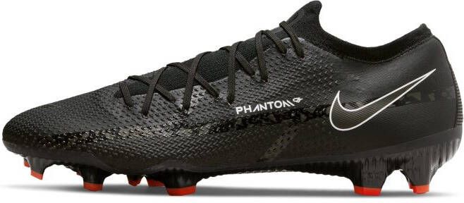 Nike Phantom GT2 Pro FG Voetbalschoen(stevige ondergrond) Black Summit White Bright Crimson Dark Smoke Grey Dames
