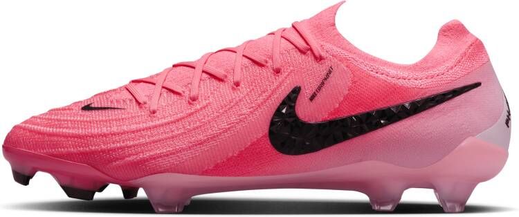 Nike Phantom GX 2 Elite low-top voetbalschoenen (stevige ondergrond) Roze