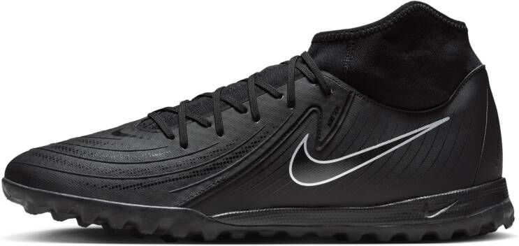 Nike Phantom Luna 2 Academy high top voetbalschoenen (turf) Zwart