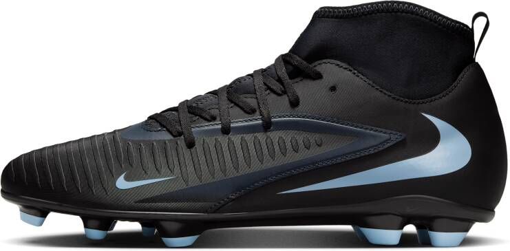 Nike Phantom 6 High Club voetbalschoenen (meerdere ondergronden) Zwart