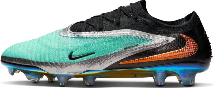 Nike Phantom 6 Low Elite voetbalschoenen (stevige ondergrond) Grijs