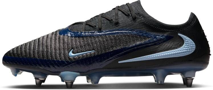 Nike Phantom 6 Low Elite voetbalschoenen (zachte ondergrond) Zwart