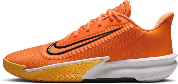 Nike Precision 7 Heren Schoenen Oranje Maat: 44.5 Mesh Synthetisch Foot Locker