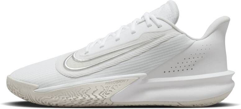 Nike Precision 7 basketbalschoenen voor heren Wit