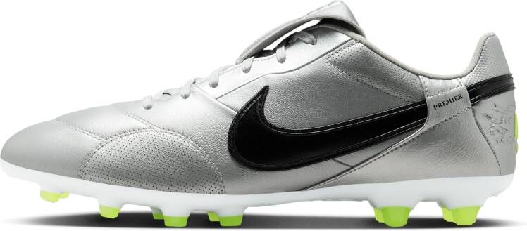 Nike Premier 3 low top voetbalschoenen (stevige ondergrond) Grijs
