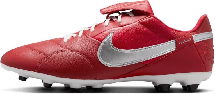 Nike Premier 3 low top voetbalschoenen (stevige ondergrond) Rood