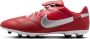 Nike Premier 3 low top voetbalschoenen (stevige ondergrond) Rood - Thumbnail 1
