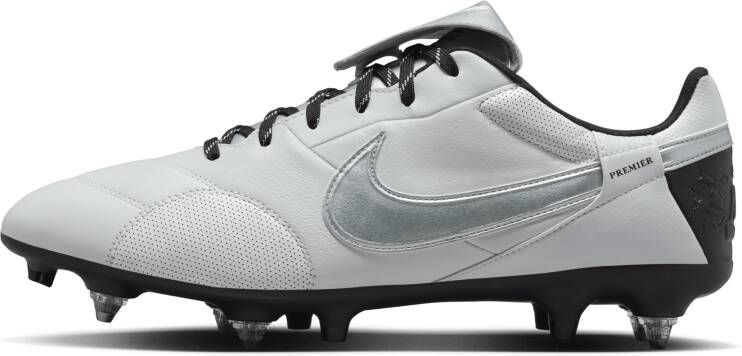 Nike Premier 3 low top voetbalschoenen (zachte ondergrond) Grijs