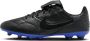 Nike Premier 3 low top voetbalschoenen (stevige ondergrond) Zwart - Thumbnail 1