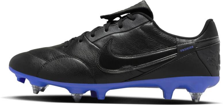 Nike Premier 3 low top voetbalschoenen (zachte ondergrond) Zwart