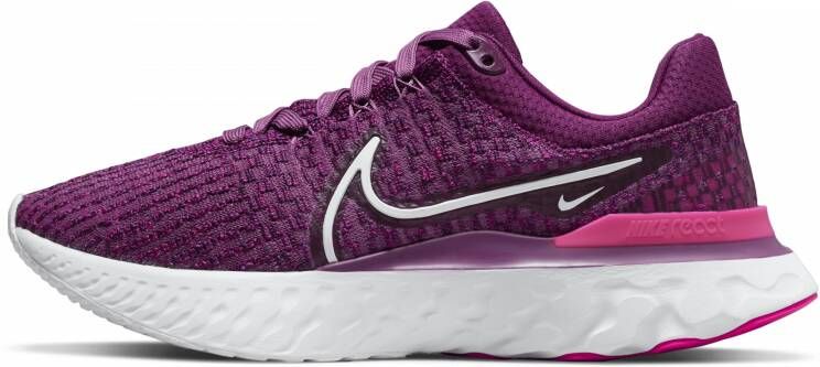 Nike React Infinity Run Flyknit 3 DD3024-500 Vrouwen Purper Hardloopschoenen - Foto 2