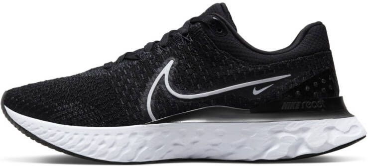 Nike React Infinity Run Flyknit 3 Hardloopschoenen voor heren (straat) Zwart