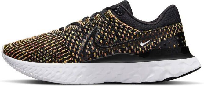Nike React Infinity Run Flyknit 3 Hardloopschoenen voor heren(straat) Zwart