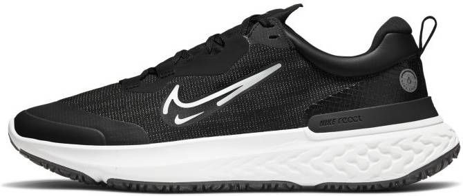 Nike React Miler 2 Shield Weerbestendige hardloopschoenen voor heren(straat) Black Off Noir Light Smoke Grey Platinum Tint