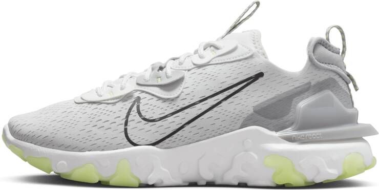 Nike React Vision Sneakers Heren Grijs Mesh Synthetisch