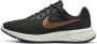 Nike Revolution 6 Donker Grijs Metallic Koper Sportschoenen Dames Doos Zonder Deksel - Thumbnail 1