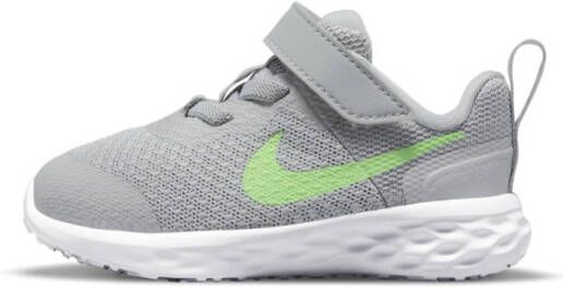 Nike Revolution 6 NN TDV Sneakers Kinderen LT Smoke Grey Green Strike Dk Smoke Grey - Foto 2