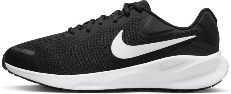 Nike Revolution 7 hardloopschoenen voor heren (extra breed straat) Zwart