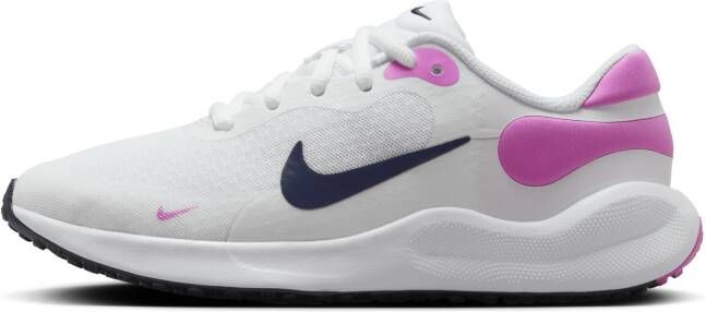 Nike Revolution 7 hardloopschoenen voor kids (straat) Wit