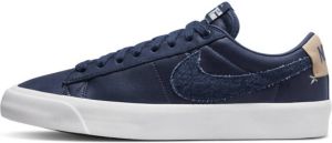 Nike SB Zoom Blazer Low Pro GT Premium Skateschoenen Blauw