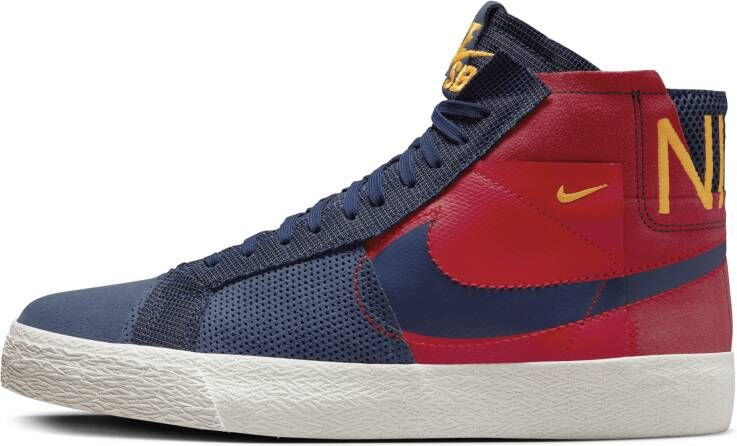 Nike SB Zoom Blazer Mid Premium Skateschoenen Rood