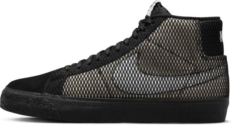 Nike Zoom Blazer Mid Premium Skate Schoenen zwart