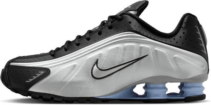 Nike Shox Heren Schoenen Zilver Maat: 42.5 Mesh Synthetisch Foot Locker