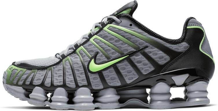 Nike Shox Heren Schoenen Grijs Maat: 42.5 Synthetisch Textil Foot Locker
