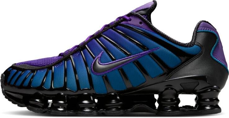 Nike Shox Sneakers Heren Blauw Synthetisch Textil