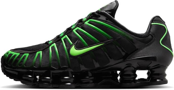Nike Shox Sneakers Heren Zwart Synthetisch Textil