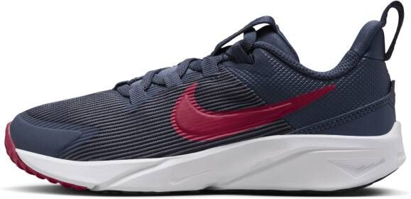 Nike Star Runner 4 Unisex Schoenen Blauw Maat: 28.5 Poly Foot Locker