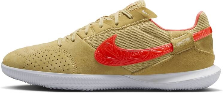 Nike Streetgato Straatvoetbalschoenen Goud Oranje Wit