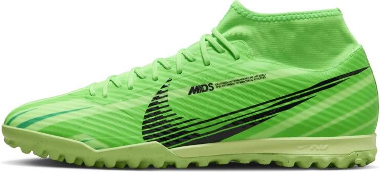 Nike Superfly 9 Academy Mercurial Dream Speed high-top voetbalschoenen (turf) Groen