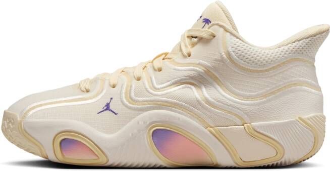 Jordan Tatum Unisex Schoenen Wit Maat: 36.5 Leer Foot Locker