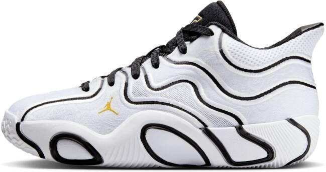 Jordan Tatum Unisex Schoenen Wit Maat: 36.5 Leer Foot Locker
