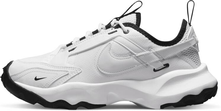 Nike Lage Veterschoen Wit Zwart White Dames - Foto 4