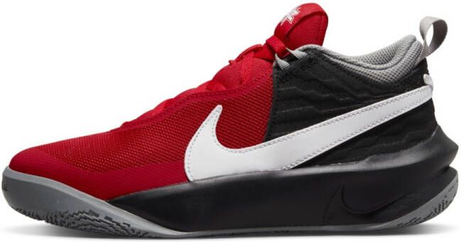 Nike Team Hustle D 10 Basketbalschoenen voor kids Rood