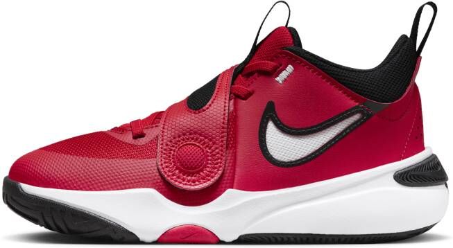 Nike Team Hustle D 11 Basketbalschoenen voor kids Rood Schoenen