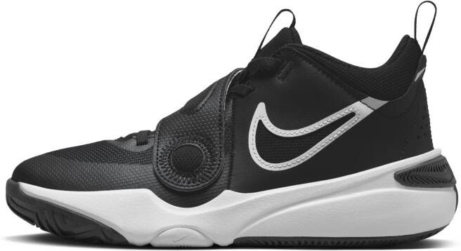 Nike Team Hustle D 11 Gs Black White Basketballshoes grade school DV8996-002 - Foto 3