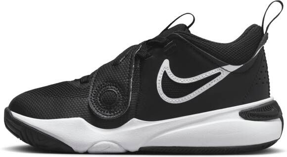 Nike Team Hustle D 11 Kleuterschoenen Zwart