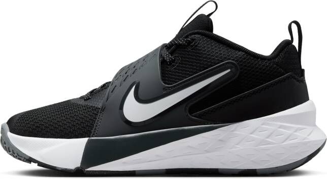 Nike Team Hustle D 12 basketbalschoenen voor kids Zwart
