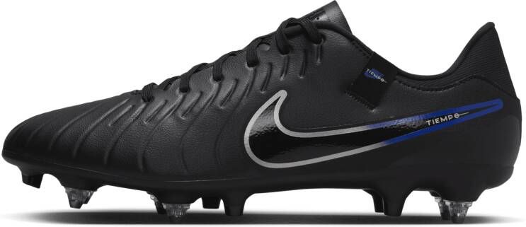 Nike Tiempo Legend 10 Academy IJzeren-Nop Voetbalschoenen (SG) Anti-Clog Zwart Blauw